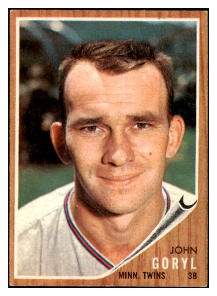 1962 Topps Baseball #558 John Goryl Twins EX-MT 464512