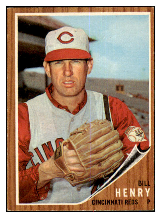 1962 Topps Baseball #562 Bill Henry Reds EX-MT 464517