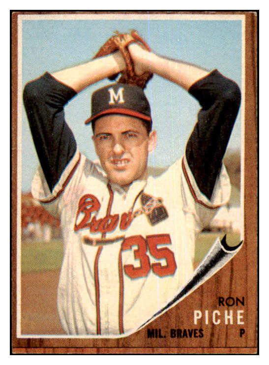 1962 Topps Baseball #582 Ron Piche Braves VG-EX 464528