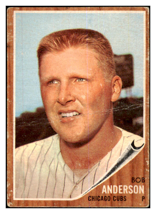 1962 Topps Baseball #557 Bob Anderson Cubs Good 464546