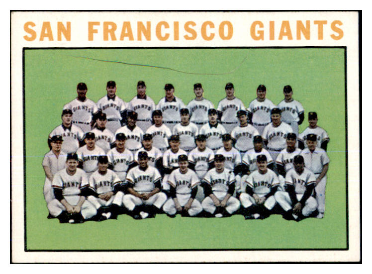 1964 Topps Baseball #257 San Francisco Giants Team NR-MT 464550