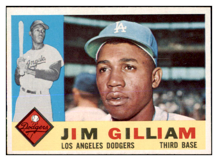 1960 Topps Baseball #255 Jim Gilliam Dodgers EX-MT 464558