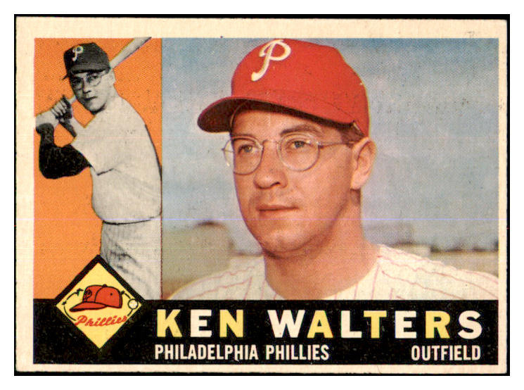 1960 Topps Baseball #511 Ken Walters Phillies EX-MT 464608