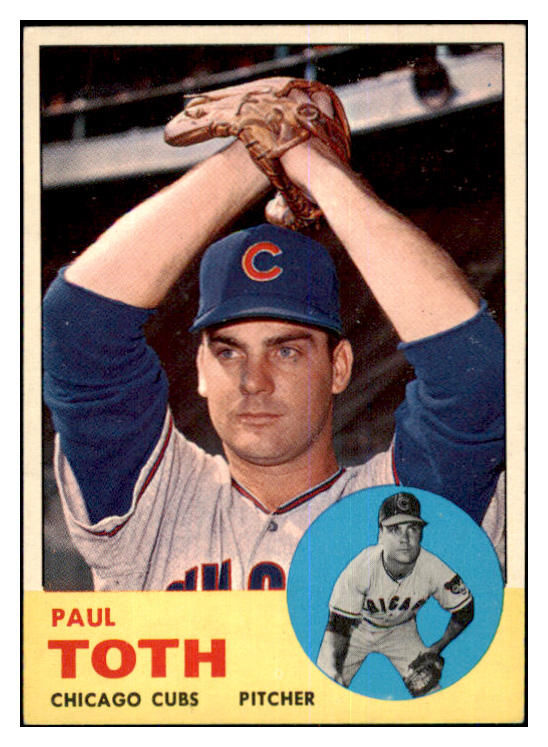 1963 Topps Baseball #489 Paul Toth Cubs EX-MT 464638