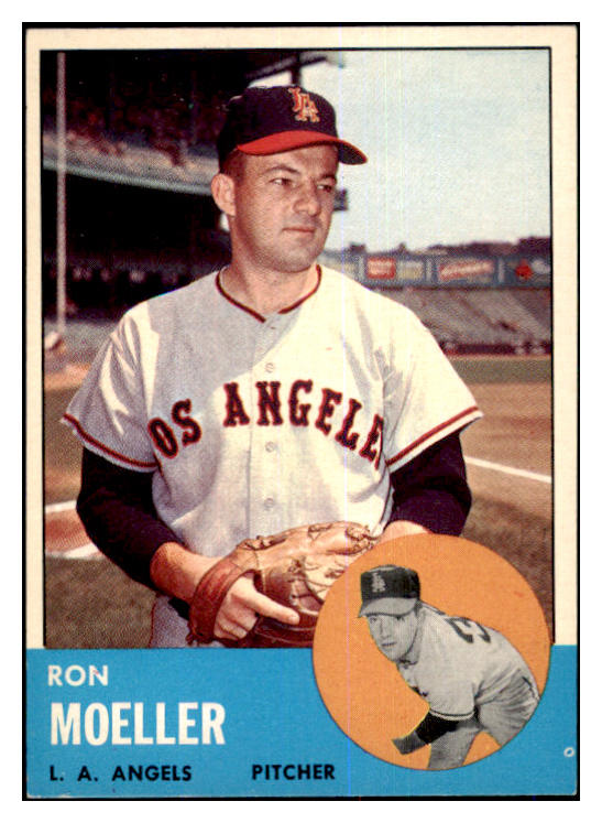 1963 Topps Baseball #541 Ron Moeller Angels EX-MT 464657