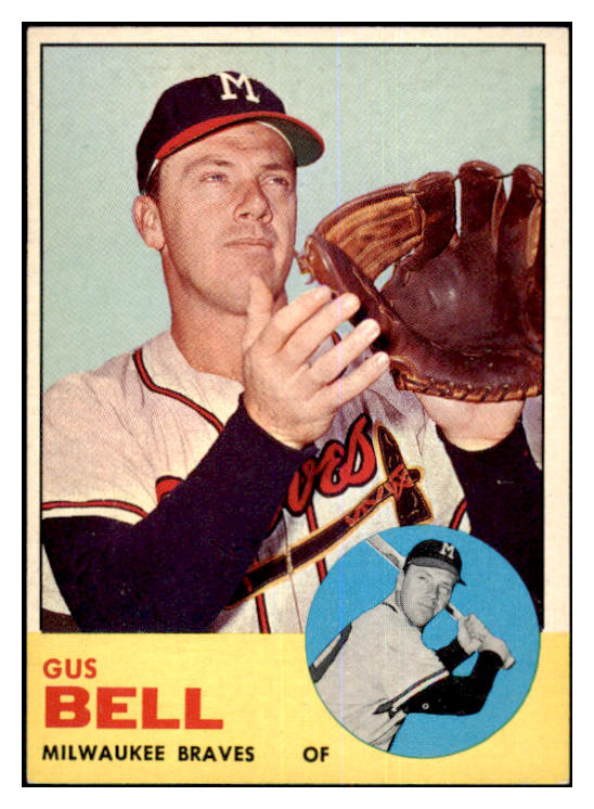1963 Topps Baseball #547 Gus Bell Braves NR-MT 464660