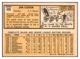 1963 Topps Baseball #456 Jim Coker Giants EX 464672