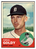 1963 Topps Baseball #516 Purnal Goldy Tigers EX 464678