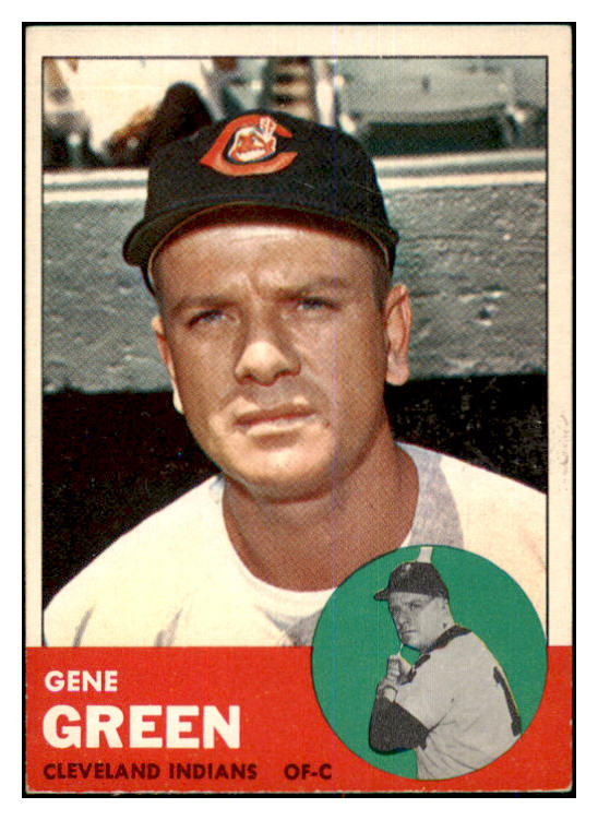 1963 Topps Baseball #506 Gene Green Indians EX 464683