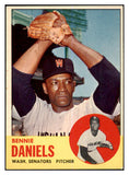 1963 Topps Baseball #497 Bennie Daniels Senators EX 464685