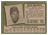 1971 Topps Baseball #729 Dick Billings Senators VG-EX 464770