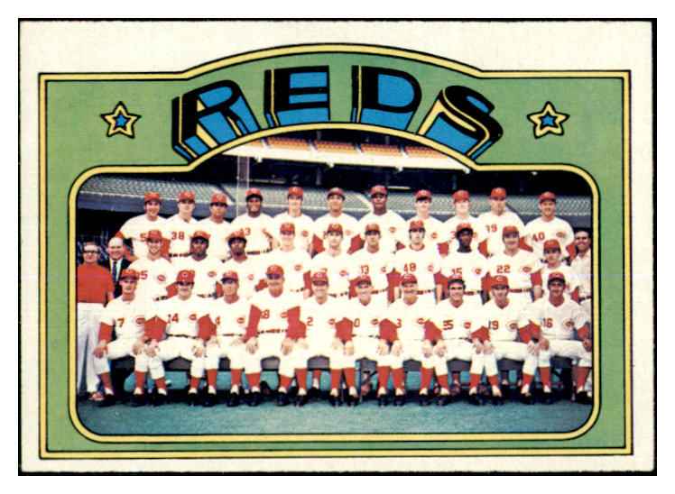 1972 Topps Baseball #651 Cincinnati Reds Team NR-MT 464790