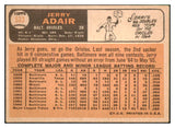 1966 Topps Baseball #533 Jerry Adair Orioles EX 464899