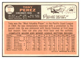 1966 Topps Baseball #072 Tony Perez Reds VG 464938