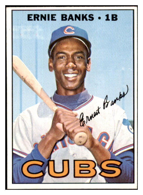 1967 Topps Baseball #215 Ernie Banks Cubs EX-MT 464962