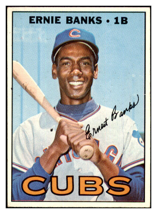 1967 Topps Baseball #215 Ernie Banks Cubs EX-MT 464963