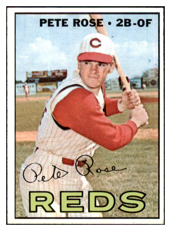 1967 Topps Baseball #430 Pete Rose Reds EX-MT 464968