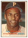 1957 Topps Baseball #076 Roberto Clemente Pirates VG 464973