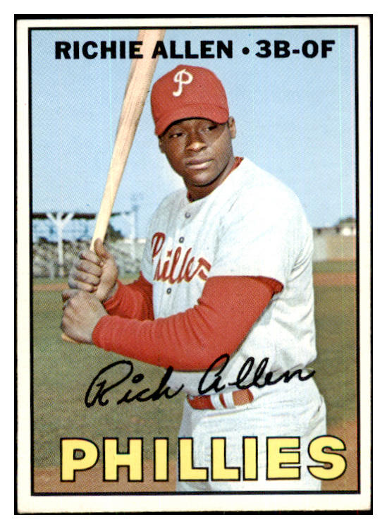 1967 Topps Baseball #450 Richie Allen Phillies EX+/EX-MT 465004