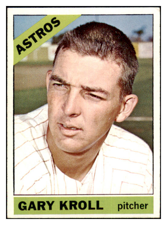 1966 Topps Baseball #548 Gary Kroll Astros EX-MT 465049
