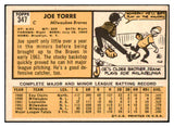 1963 Topps Baseball #347 Joe Torre Braves EX-MT 465103