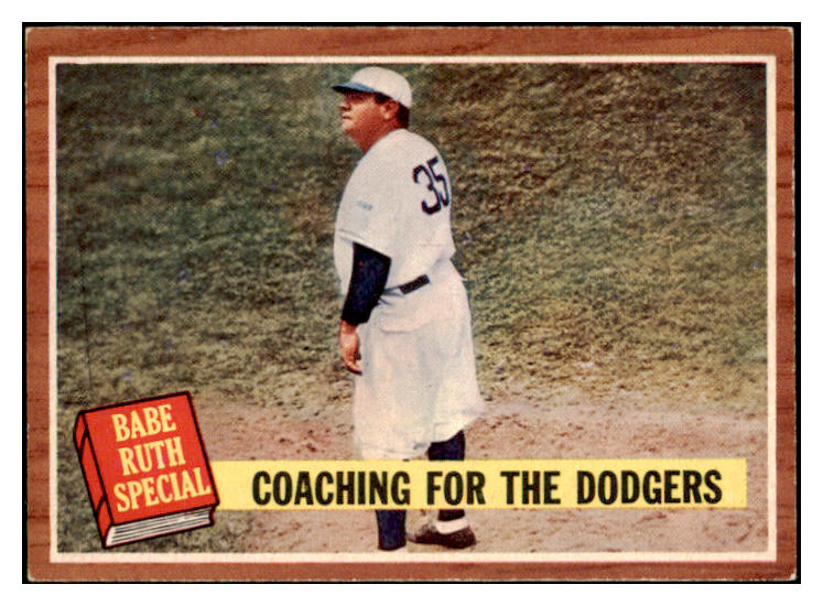 1962 Topps Baseball #142 Babe Ruth Yankees EX-MT 465123