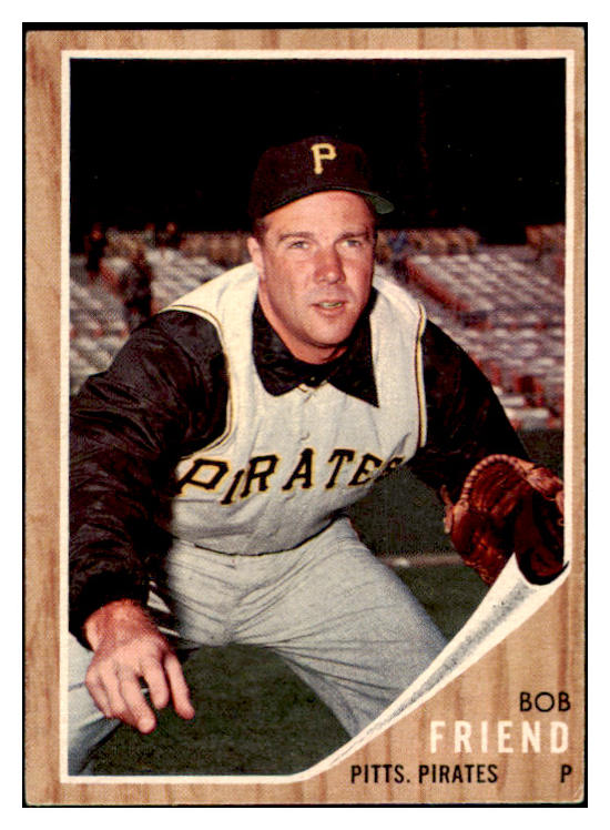 1962 Topps Baseball #520 Bob Friend Pirates VG-EX 465136