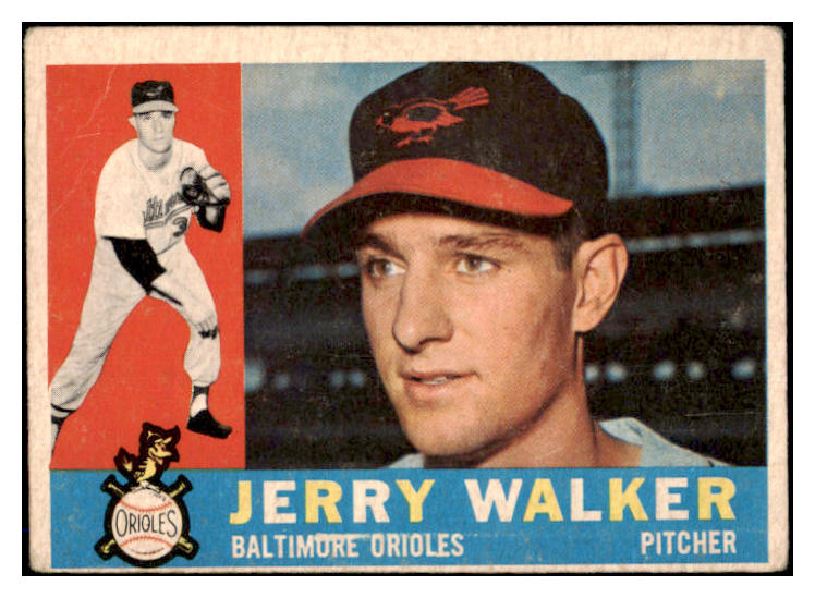 1960 Topps Baseball #540 Jerry Walker Orioles VG 465212