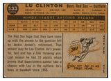 1960 Topps Baseball #533 Lou Clinton Red Sox VG 465215