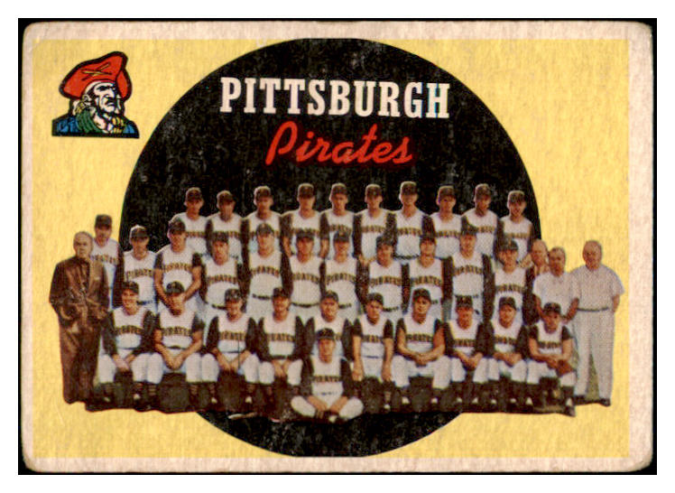 1959 Topps Baseball #528 Pittsburgh Pirates Team GD-VG 465227