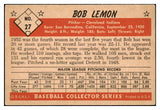 1953 Bowman Black & White Baseball #027 Bob Lemon Indians Good residue 465237