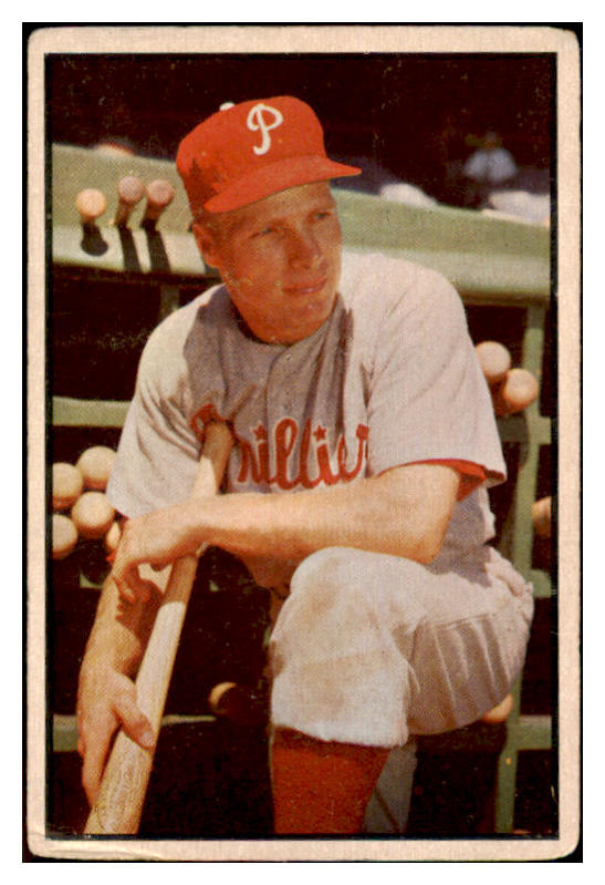 1953 Bowman Color Baseball #010 Richie Ashburn Phillies GD-VG 465247