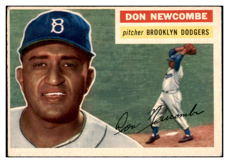 1956 Topps Baseball #235 Don Newcombe Dodgers VG-EX/EX 465259