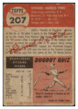 1953 Topps Baseball #207 Whitey Ford Yankees Good 465271