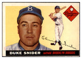 1955 Topps Baseball #210 Duke Snider Dodgers VG-EX 465274