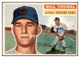 1956 Topps Baseball #096 Bill Tremel Cubs EX-MT White 465286