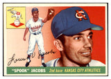 1955 Topps Baseball #061 Spook Jacobs A's EX-MT 465300