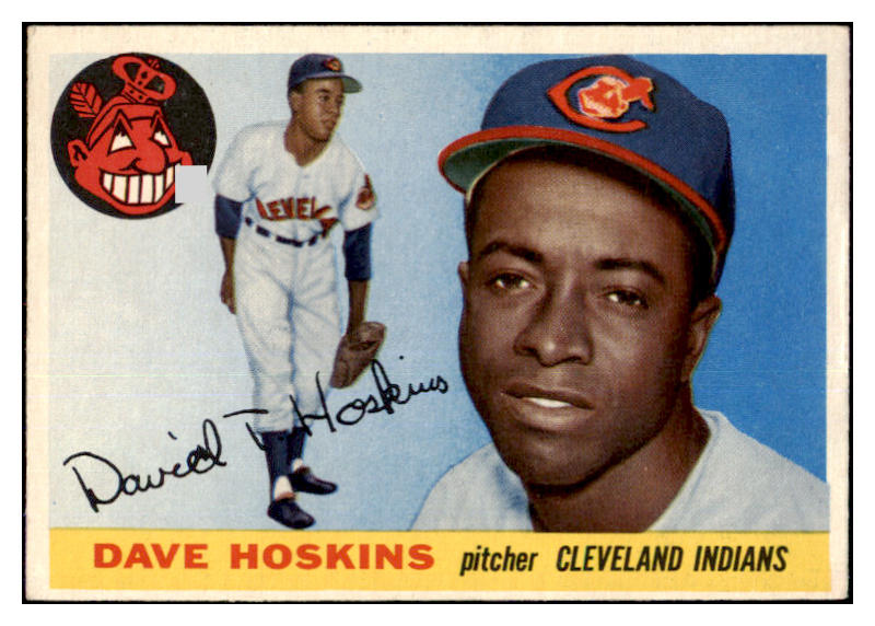 1955 Topps Baseball #133 Dave Hoskins Indians EX-MT 465318