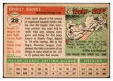 1955 Topps Baseball #028 Ernie Banks Cubs Fair 465319