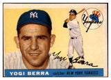 1955 Topps Baseball #198 Yogi Berra Yankees VG/VG-EX 465322