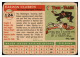 1955 Topps Baseball #124 Harmon Killebrew Senators PR-FR 465327