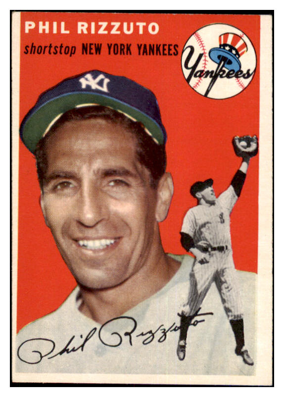 1954 Topps Baseball #017 Phil Rizzuto Yankees EX+/EX-MT 465328