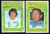 1971 Topps Posters Complete Set EX/EX-MT Unitas Namath 465337