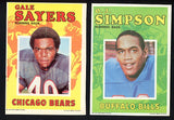 1971 Topps Posters Complete Set EX/EX-MT Unitas Namath 465337