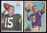 1968 Topps Posters Complete Set EX-MT Unitas Sayers 465339