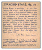 1934-36 Diamond Stars #096 Lew Riggs Reds VG-EX 465603