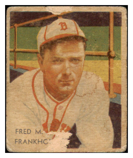 1934-36 Diamond Stars #062 Fred Frankhouse Braves Fair 465636