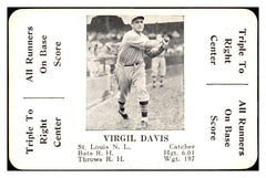 1936 S & S Game Virgil Davis Cardinals EX-MT 465707