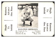 1936 S & S Game Rollie Hemsley Browns EX-MT 465717