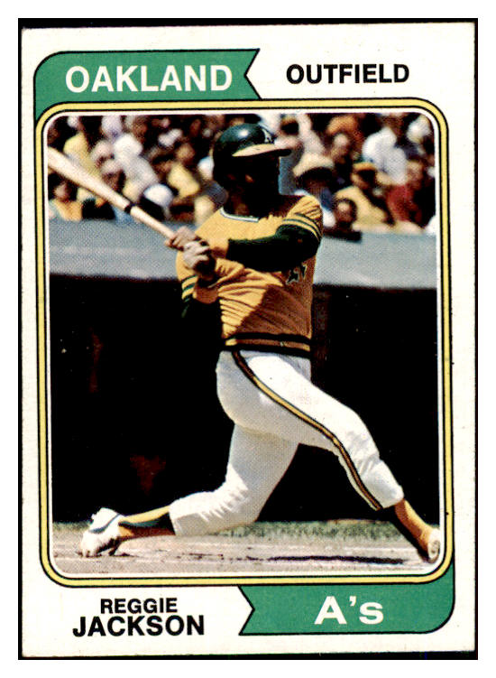 1974 Topps Baseball #130 Reggie Jackson A's EX-MT 465826